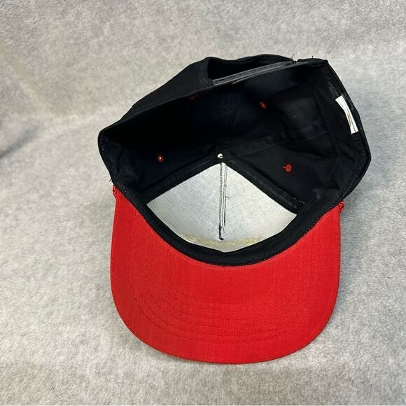 Land O Lakes Hat Adult OSFA Black Red Embroidered Logo Work Wear Food Services - Picture 7 of 10